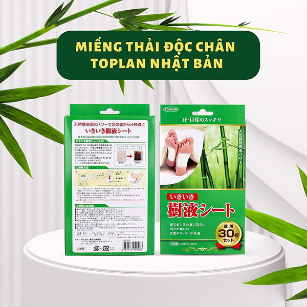 Miếng dán thải độc chân Kenko làm từ thảo dược và bùn khoáng